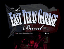 Tablet Screenshot of easttexasgarageband.com